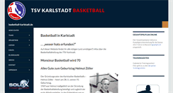Desktop Screenshot of basketball-karlstadt.de