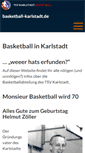 Mobile Screenshot of basketball-karlstadt.de